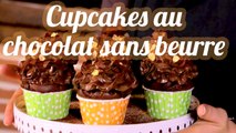 Cupcakes bio agrumes-chocolat au tofu soyeux et pépites de gingembre