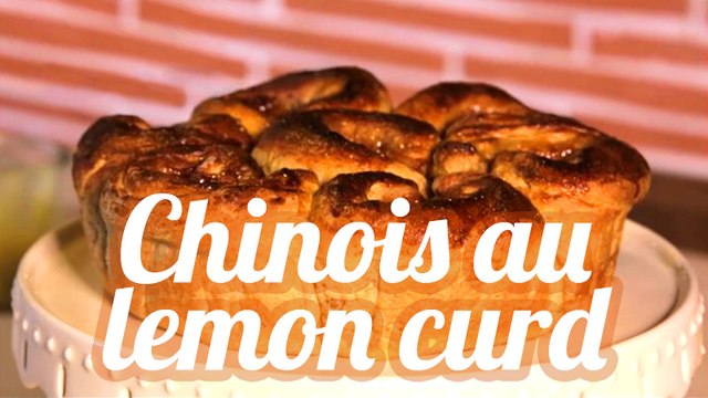 Chinois au lemon curd et au cacao