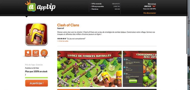 Gagner argent paypal facilement, Appvip en testant des appli