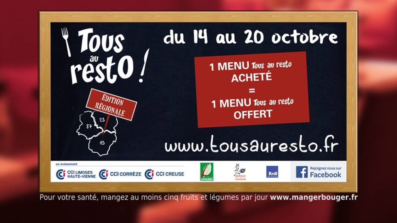 TOUS AU RESTAU - CCI Limoges et Haute Vienne