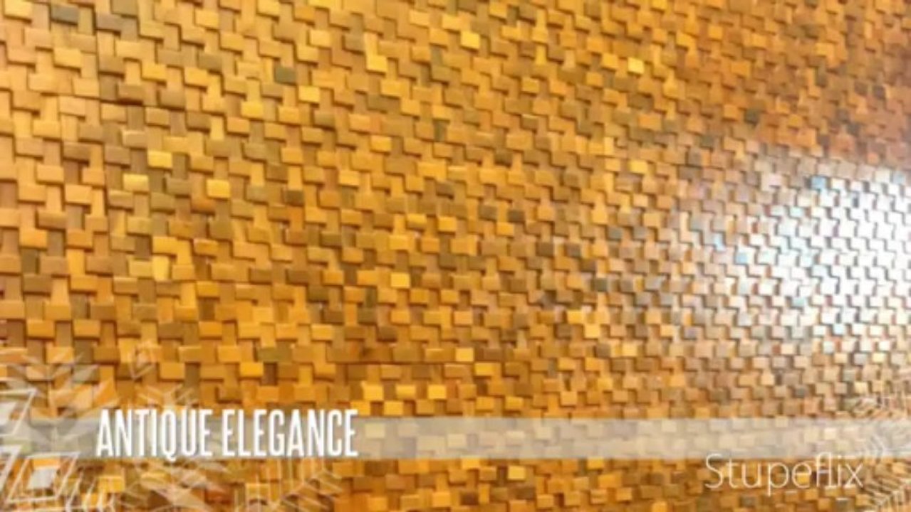 Romana Wood Mosaic Tiles For Home Decoration - Mysterious Beauty & Antique Elegance