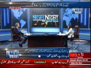 News Night with Neelum Nawab (Kya Ehtijaji Siasat Mehengai Ko Rok Paye Gi ??) 23 December 2013 Part-2