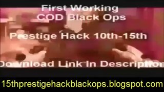 Black Ops Prestige Hack 15th Prestige in Combat Training and all gold guns online [2013]