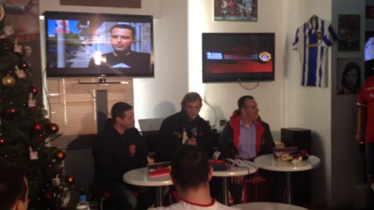 Ο Ρόι Κάρολ στην εκδήλωση των Greek Supporters Club Man United 3