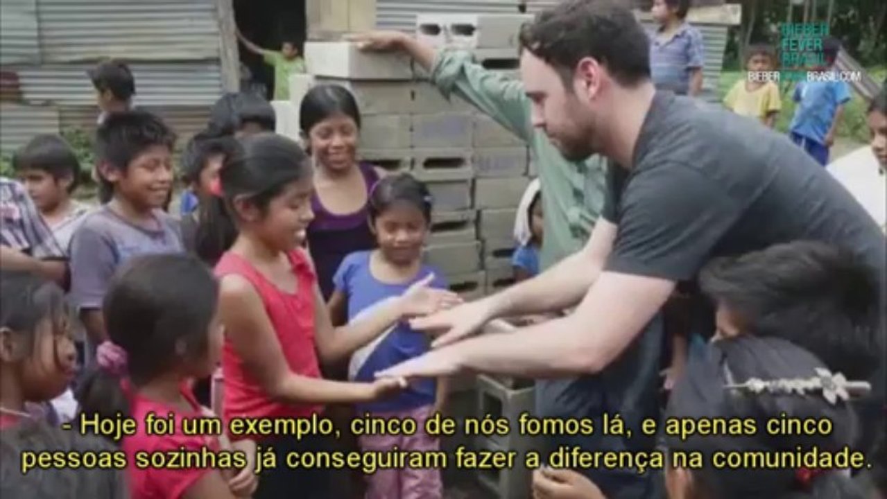 Justin Bieber - Guatemala Pencils of Promise Journal Video LEGENDADO