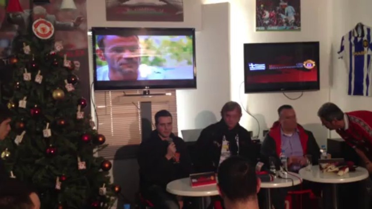 Ο Ρόι Κάρολ στην εκδήλωση των Greek Supporters Club Man United 7