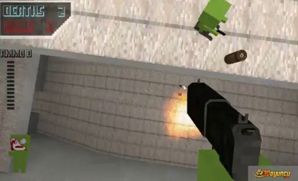 3D Zombi Bloklar Online - 3D Zombi Oyunları