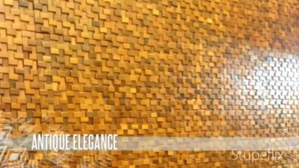 Gạch Mosaic Gỗ Thay Thế Gạch Mosaic Gốm, Mosaic Đá, Mosaic Thủy Tinh Trong Trang Trí Nội Thất