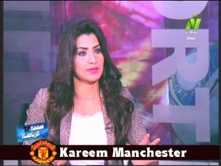 الاعلاميه هبه ماهر فى صفحه الرياضه مع  سعيد لطفى وكيل اللاعبين و المنسق العام لقطاع الناشئين بنادى الزمالك