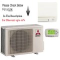 Clearance 18,000 Btu/h 15.30 Seer Mitsubishi Single-Zone Mini Split Heat Pump System - PUZA18NHA4 - PKAA18HA4 - MHK1