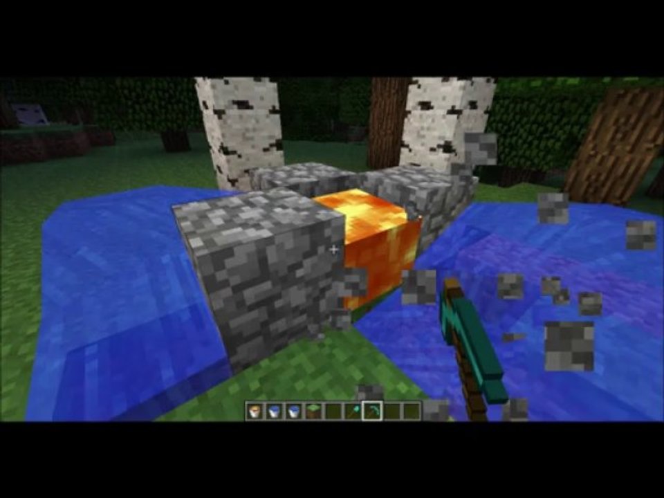 [Tuto] Minecraft :  Générateur de cobblestone