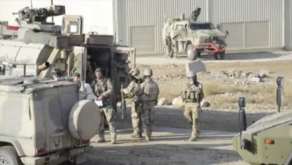 German troops in Afghanistan take part in exercise