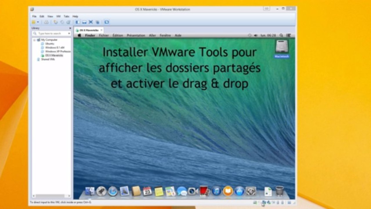 Comment installer OSX Mavericks 10.9 sur PC avec VMware