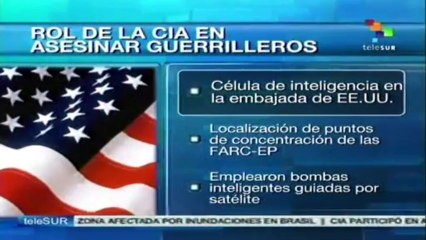 ¿En qué consistía la colaboración de CIA con el ejército colombiano?