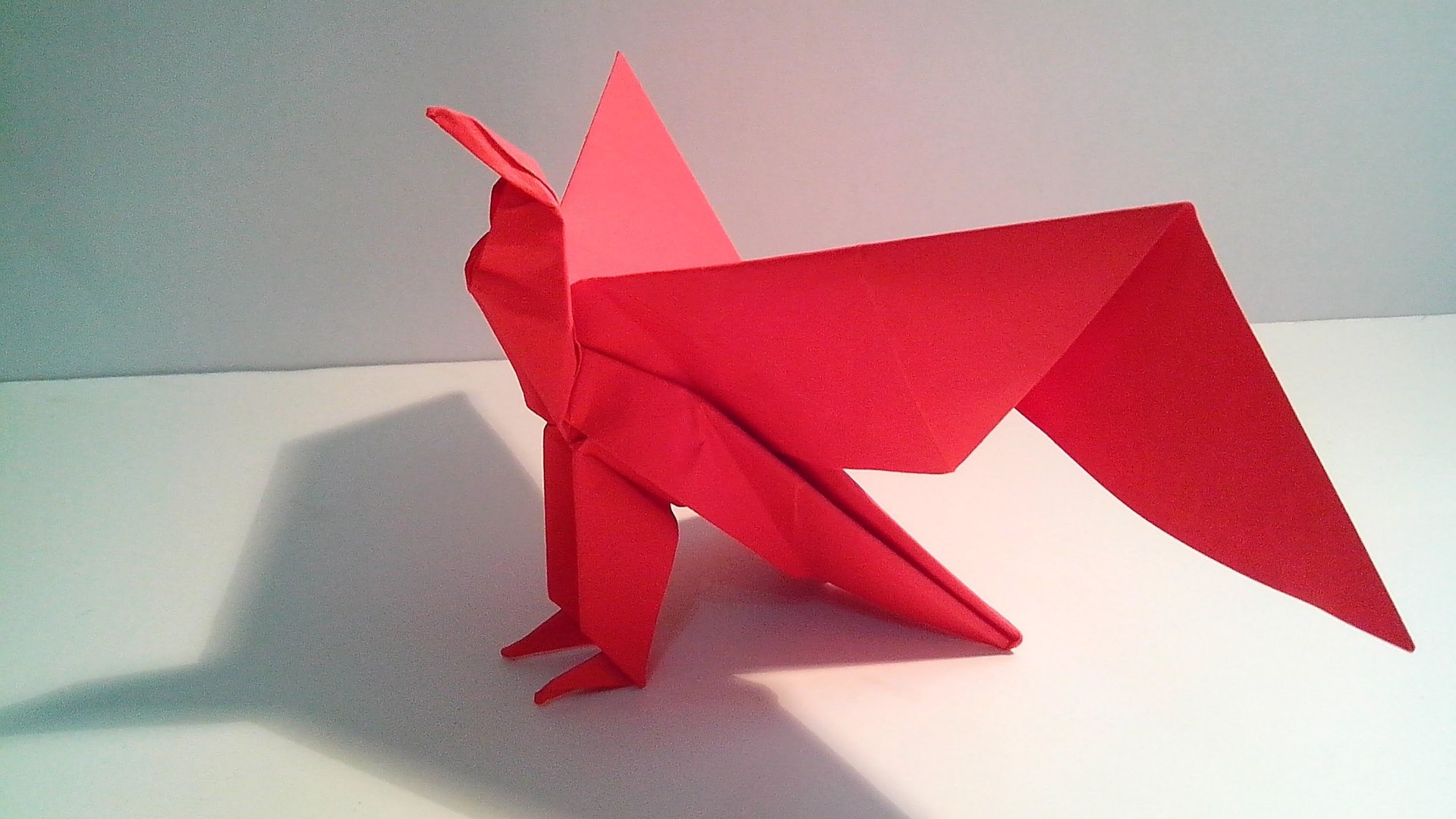 Como hacer un águila de papel (origami en español) - video Dailymotion
