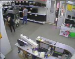 Homem rouba televisão em nove segundos