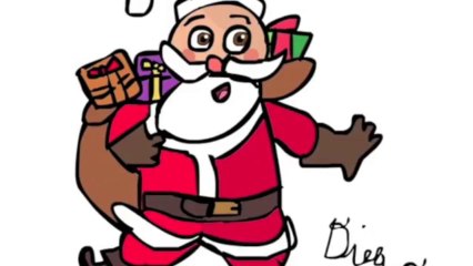 Santa Clause Speed Drawing
