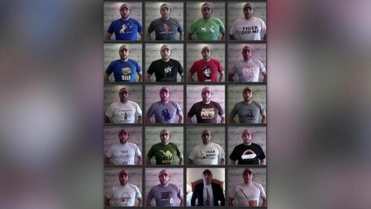 Guy Wears Different T-Shirt Everyday For Nearly 4 Years Straight