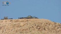 Syria 2S1 Gvozdika 122mm Howitzer Firing