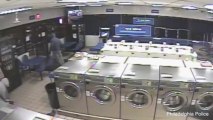 Surveillance Footage Captures Robbers Targeting Philadelphia Laundromat