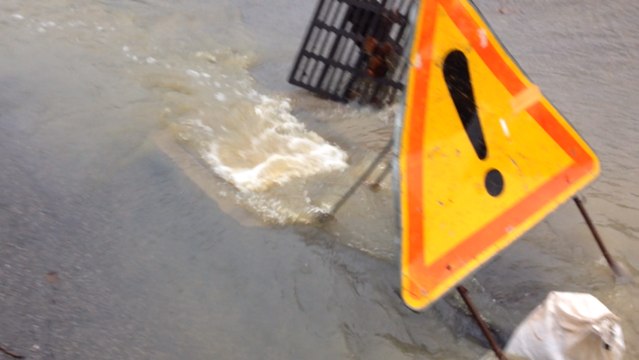 Inondations après le passage de Dirk