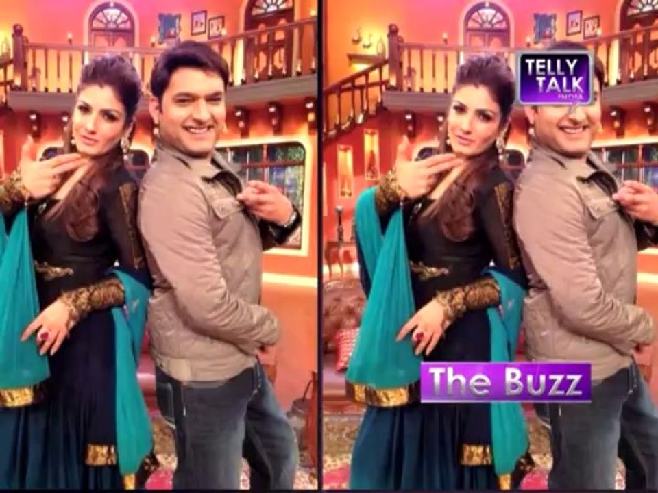 Comedy Nights with Kapil - EXCLUSIVE pictures of Raveena Tandon on the sets - 24th December 2013