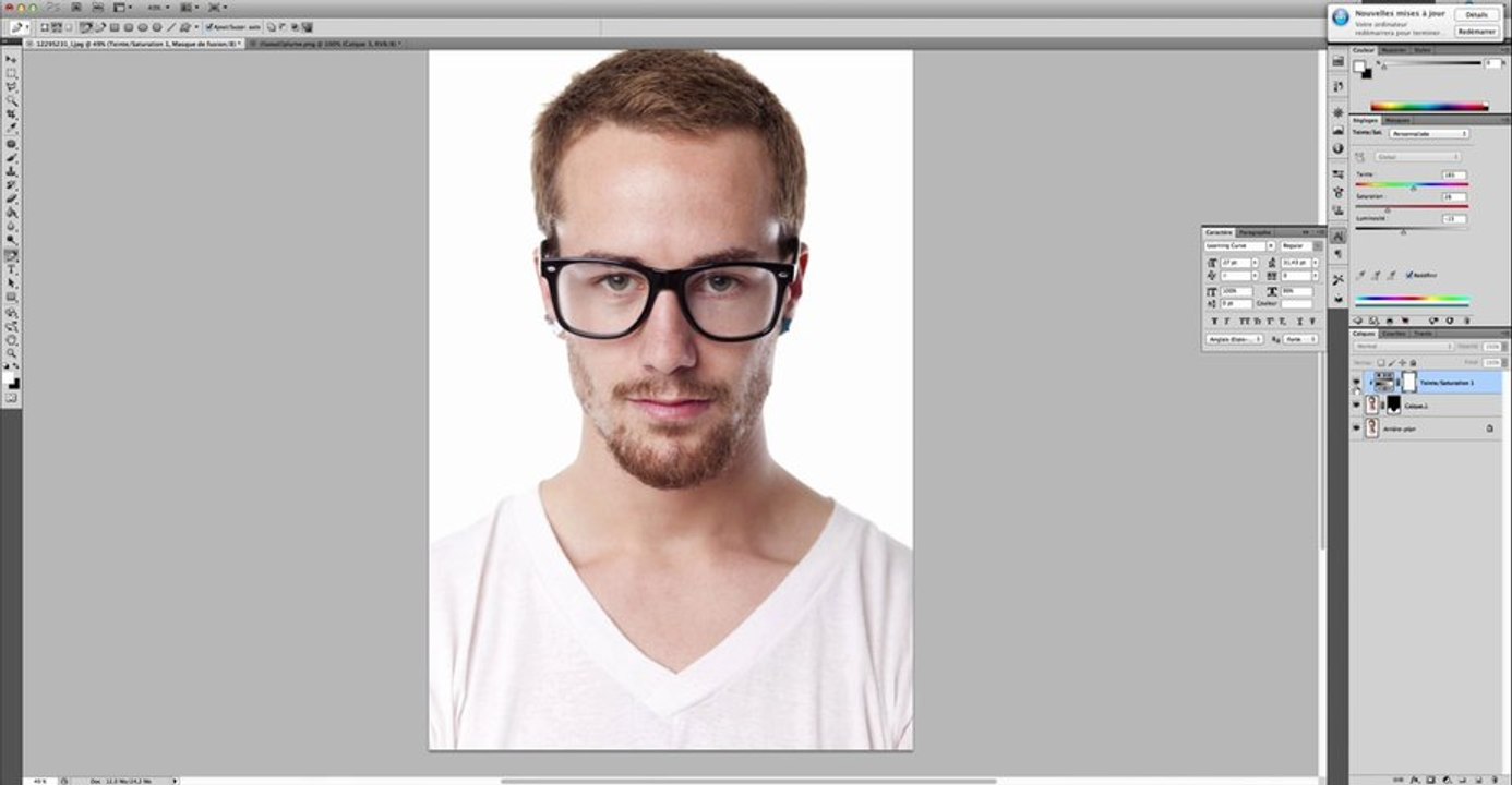 Changer la couleur d'un t-shirt sur Photoshop