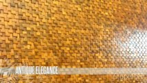 Romana Wood Mosaic Tiles - Alternative Choice to Glass Mosaic, Natural Stone Mosaic, Crystal Mosaic