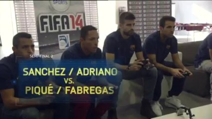 Los jugadores del Barça  protagonizan el nuevo vídeo de FIFA 14