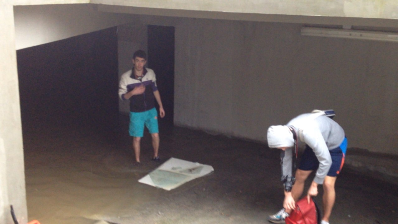 Parking sous les eaux