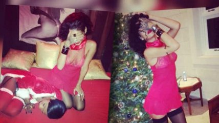 Rihanna Posts Pictures in Lingerie
