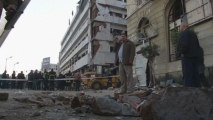 Egyptians condemn deadly bombing at police compound