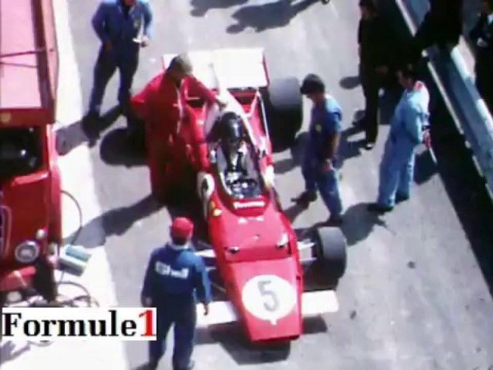 TEST FERRARI F1 WITH JACKY ICKX, VALLELUNGA 1971