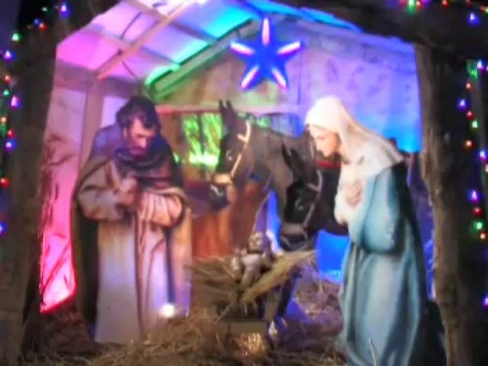 La maison des lumières de Noël à Lourdes