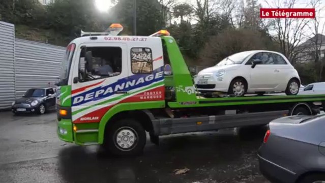 Tempête. Les dépanneuses n'ont pas chômé à Morlaix
