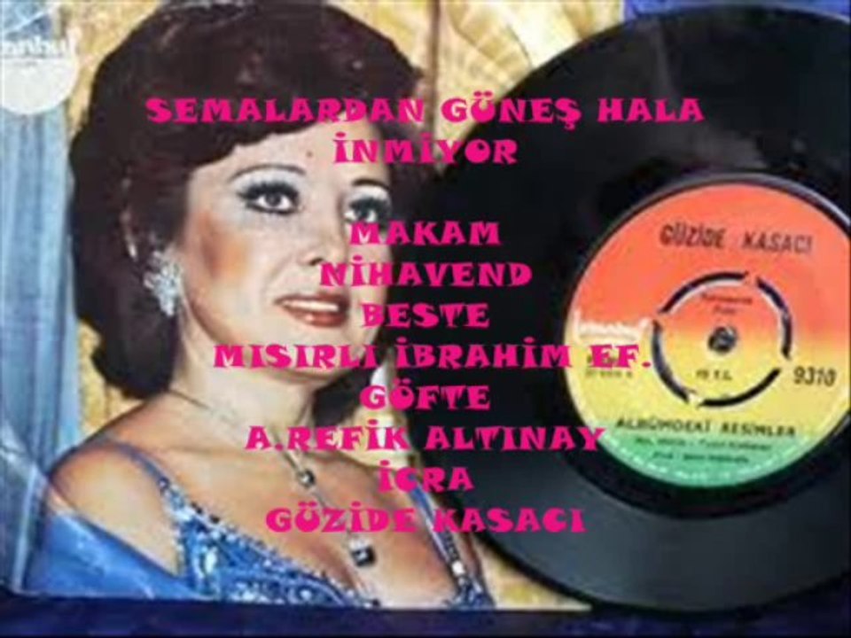 GÜZİDE KASACI   -  SEMALARDAN GÜNEŞ HALA İNMİYOR