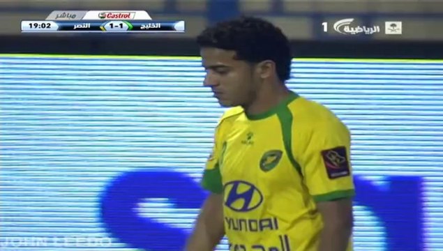 الشوط الأول #الخليج_النصر #كأس ولي العهد 20132014 دور ربع النهائي