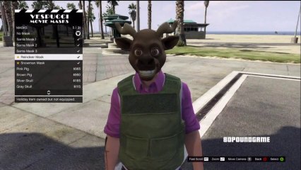 GTA ONLINE Christmas Gifts! Masks, Snow, Clothes!