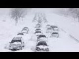 Compilation d'Accident voiture sur neige aux USA #12 / Car crash compilation USA