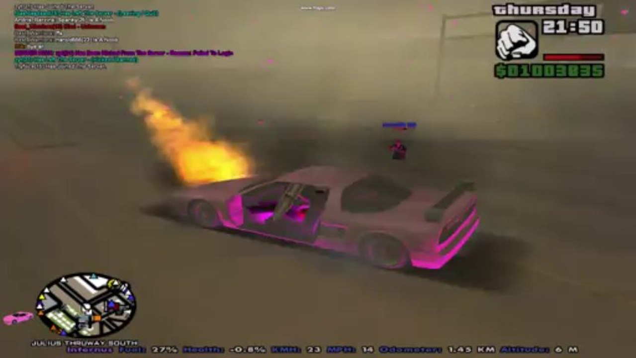 LVCNR - Jimmy_Tanttutte getting shot by police and getting his car destroyed for no reason clip 3