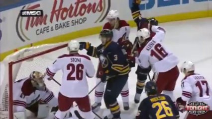 Goalie Scores Goal On Himself With Puck In Pants