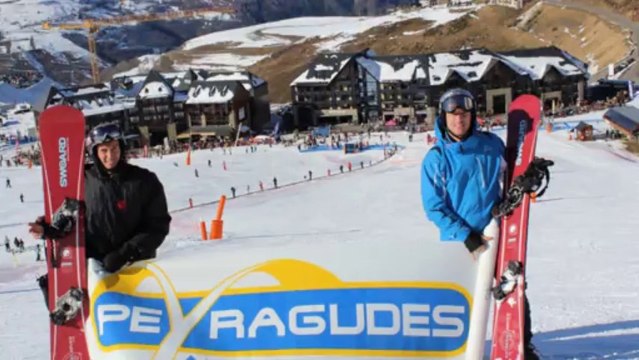 Snowboard : Extremecarving SWOARD à Peyragudes avec Seb HENRI 23 Décembre 2013