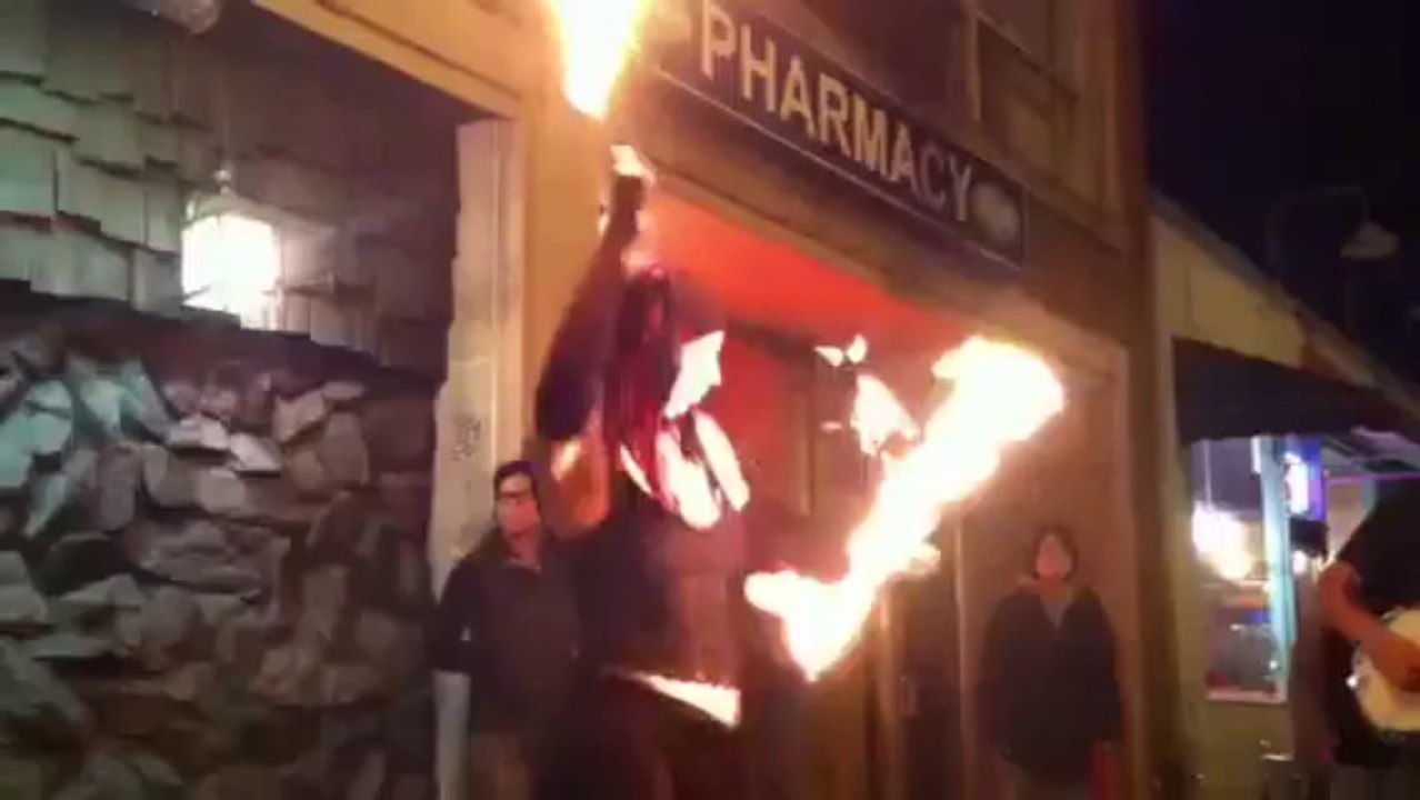 Fire dancing with the misery jackals
