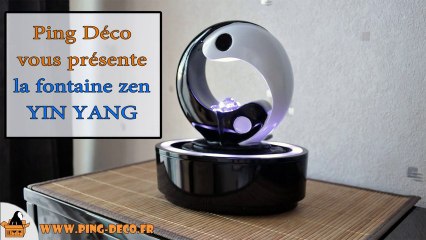 fontaine d'intérieur zen YIN YANG