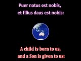 'Puer natus est nobis'-Gregorian Christmas