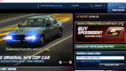 How To Buy Speed Boost By SMS In NFS World HD