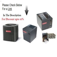 Clearance Goodman R410A 17 SEER Complete Split System Heat Pump 5 Ton DSZC180601, CAPF4961D6, MBVC2000AA,