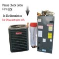 Clearance Goodman R410A 15 SEER Complete Split System Heat Pump 5 Ton SSZ140601, CHPF4860D6D, MBVC2000AA-1A,