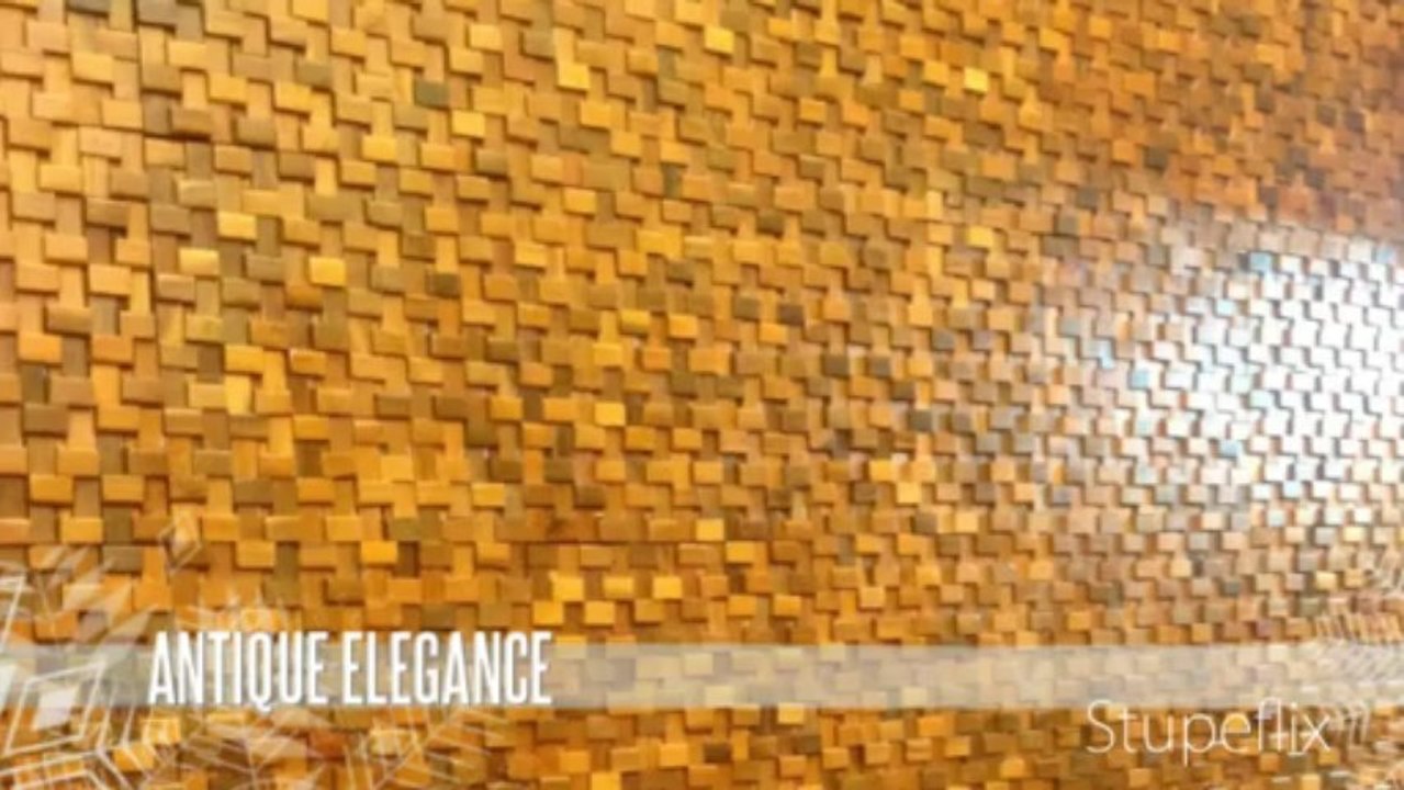 Gạch Mosaic Gỗ Thay Thế Gạch Mosaic Gốm, Mosaic Đá, Mosaic Thủy Tinh Trong Trang Trí Nội Thất