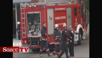 Stüdyoda yangın paniği